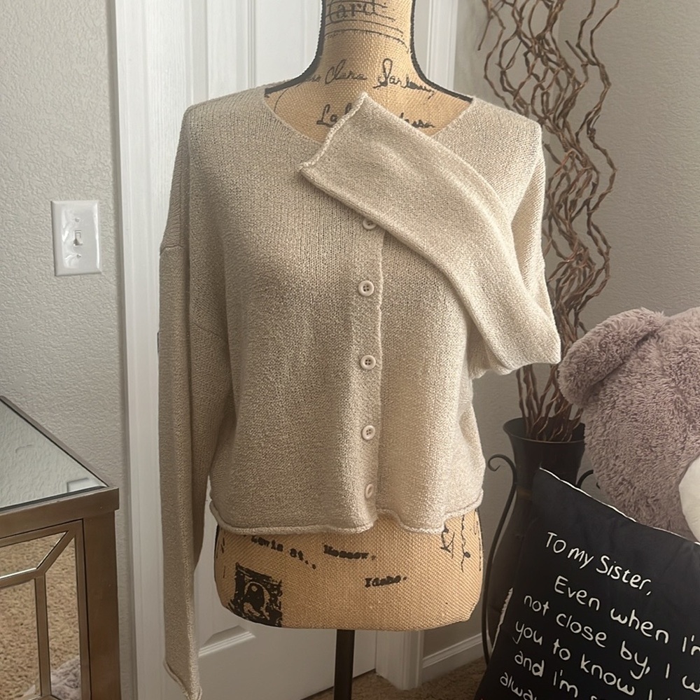 Dazy Button Up Sweater Gently Used. Excellent Con… - image 1